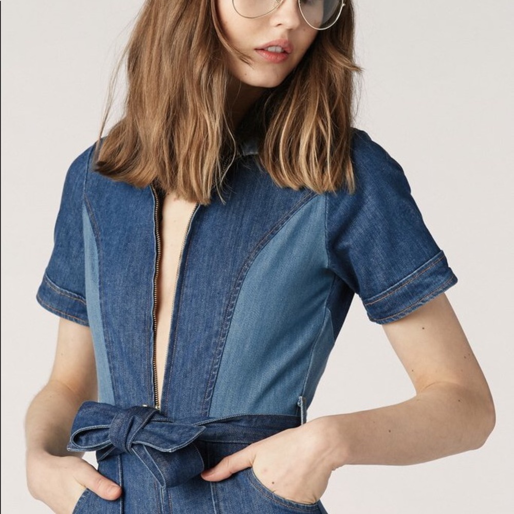 Stoned Immaculate Blue Jean Baby 70s Jumpsuit